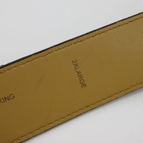 Merona Women 2XL Leopard Cheetah Animal Print Hair Leather Belt Y2K 2006 NEW - Picture 8 of 11